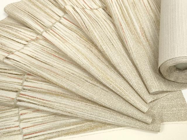 Rakuten - 平和屋着物＊夏物 小紋 反物 着尺 絽 五泉 横段文 逸品 未使用 DABD8597zzz