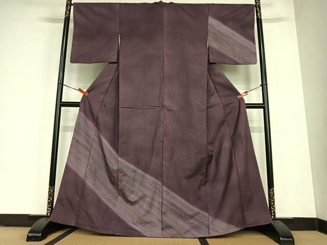 平和屋着物●染色家 岩浅公展　小紋　間道　さが美扱い　正絹　逸品　未使用　AABH0424ph 楽天市場】岩浅公展の通販