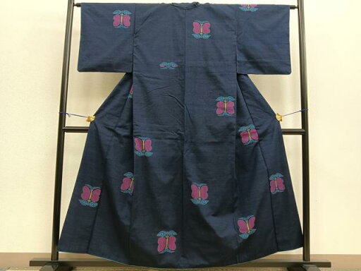 平和屋着物■上質な紬 遠州椿 正絹 逸品 BAAL1144yt 平和屋着物■上質な紬 遠州椿 正絹 逸品 BAAL1144yt