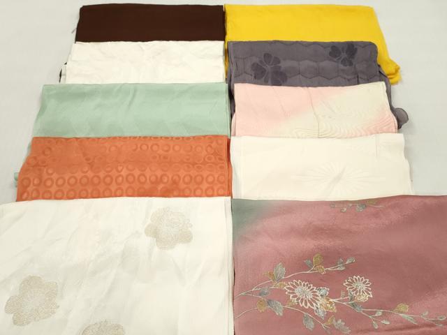 平和屋着物★和装小物　帯揚げ10枚セット　正絹　逸品　DABK7028xg