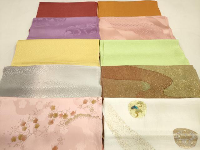平和屋着物★和装小物　帯揚げ10枚セット　正絹　逸品　DAAZ1524xg(4)