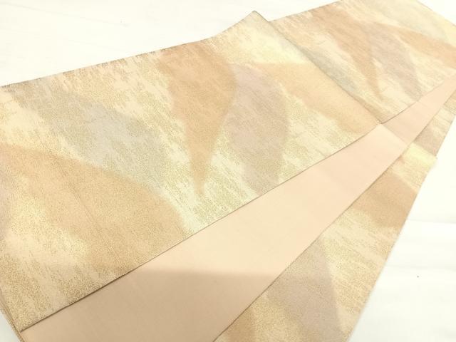 平和屋の平和屋着物◎砂子綴れ 全通柄袋帯 遠山文 金糸 正絹 逸品 AABC4642yx｜アングル3