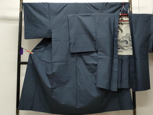 平和屋着物■男性 本場大島紬 アンサンブル 100亀甲 正絹 逸品 CAAO8399ut