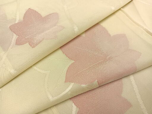 平和屋着物*夏物 小紋 紗 楓文 正絹 逸品 未使用 AAAV7697ph 平和屋着物*夏物 小紋 紗 楓文 正絹 逸品 未使用 AAAV7697ph