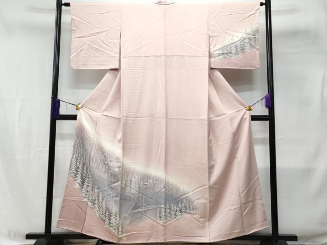 乐天商城 - 平和屋着物■訪問着　飛鳥樹林文　暈し染め　正絹　逸品　CABE6327fb