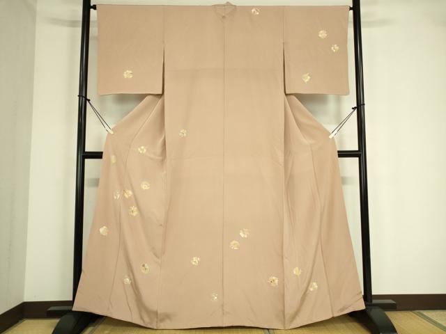 平和屋着物■訪問着 駒刺繍 楽器花文 金彩 正絹 逸品 DAAM1528re