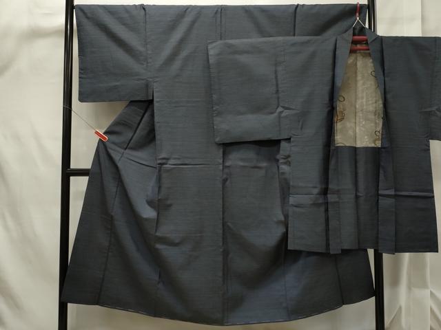平和屋着物■男性 本場大島紬 アンサンブル 亀甲柄 正絹 逸品 未使用 CAAO9647oy