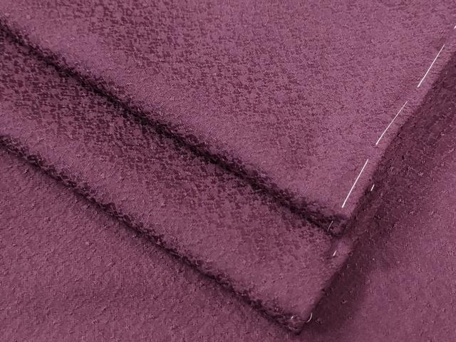 平和屋着物●上質な色無地　蒲葡色　正絹　逸品　未使用　CAAZ3404yc