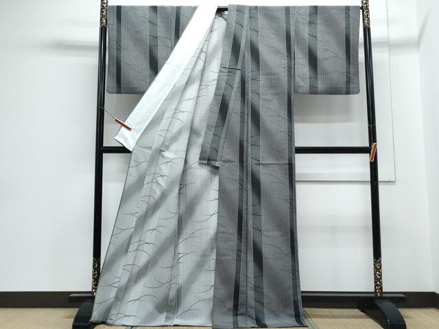 平和屋の平和屋着物▽小紋　単衣　芝草間道　洗える着物　CABG2535th｜アングル3