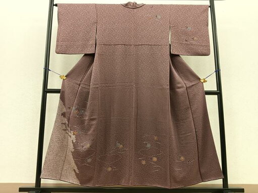 平和屋着物■訪問着 絞り 刺繍 雲取り吹き寄せ花文 金糸 正絹 逸品 BAAN1355ow 平和屋着物■訪問着 絞り 刺繍 雲取り吹き寄せ花文 金糸 正絹 逸品 BAAN1355ow