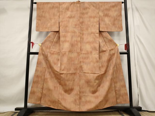 平和屋着物■上質な紬　霞文　正絹　逸品　AABE4620st