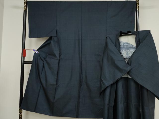 平和屋着物■男性 本場大島紬 アンサンブル 100亀甲 総詰め 正絹 逸品 AAAT1908ru