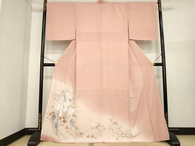 Rakuten - 平和屋着物●豪華色留袖　刺繍　花車文　暈し染め　さが美扱い　正絹　逸品　未使用　AABI7570ck