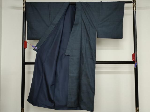 平和屋着物■男性　本場大島紬　アンサンブル　格子　正絹　逸品　AAAT1910ru