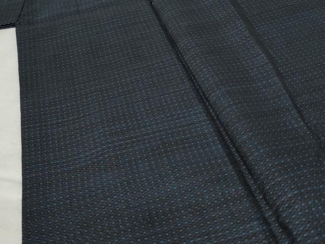 平和屋着物■男性　本場大島紬　アンサンブル　格子　正絹　逸品　AAAT1910ru