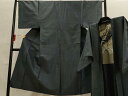 平和屋着物■男性 本場大島紬 アンサンブル 抽象文 正絹 逸品 AAAP4143jd
