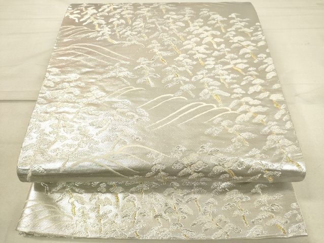 Rakuten - 平和屋着物◎六通柄袋帯 立波松文 金銀糸 逸品 DAAI3785tw