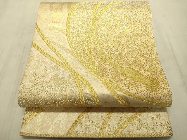 Other - 平和屋着物■六通柄袋帯　舞花文　金糸　逸品　DAAI4819du