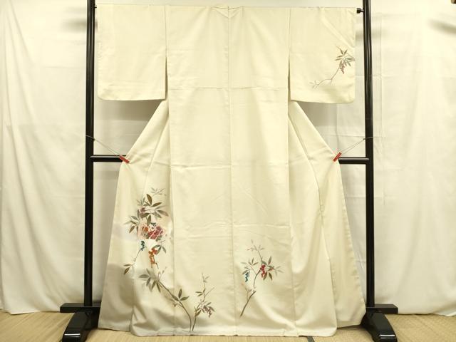 平和屋着物■訪問着　源氏香　南天花文　暈し染め　正絹　逸品　DABB7181op
