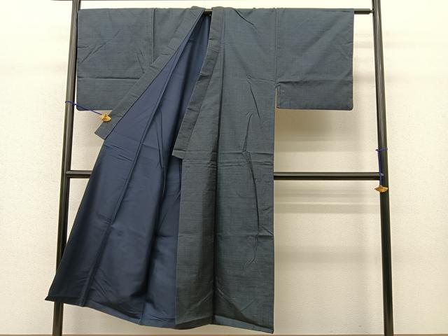 平和屋着物●男性　本場大島紬　アンサンブル　100亀甲　正絹　逸品　BAAM9353fw