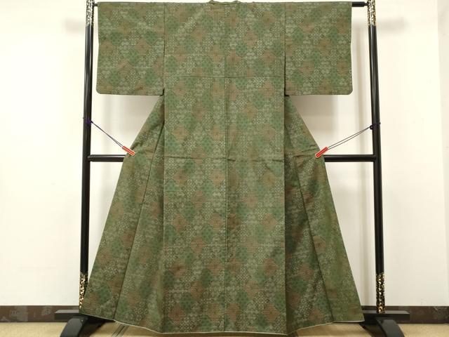 平和屋着物■上質な紬 幾何学文 正絹 逸品 DAAW8868qa heiwaya-10934374 平和屋 サンプル画像2