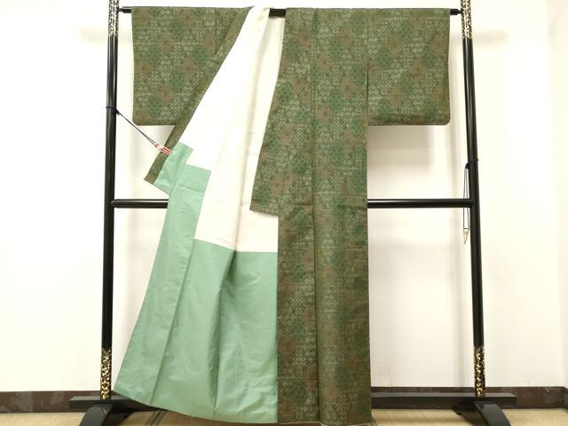 平和屋着物■上質な紬 幾何学文 正絹 逸品 DAAW8868qa heiwaya-10934374 平和屋 サンプル画像3