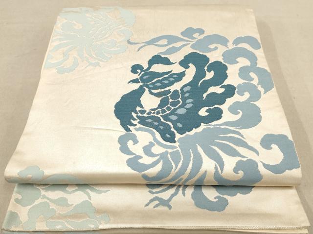 平和屋着物◎六通柄袋帯　鳳凰文　正絹　逸品　AAAY4406dt(4)