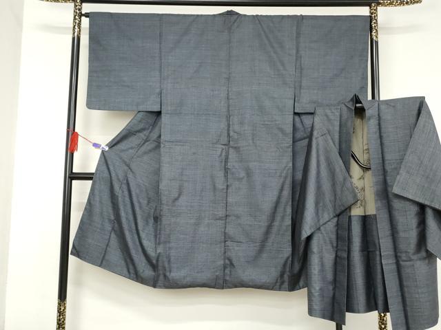 平和屋着物■男性 本場大島紬 アンサンブル 100亀甲 総詰め 正絹 逸品 AAAQ6203gw