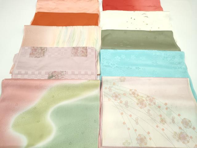 平和屋着物★和装小物 帯揚げ10枚セット 正絹 逸品 CABA9339ju