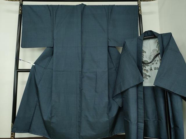 平和屋着物●男性 本場大島紬 アンサンブル 長羽織 100亀甲 総詰め 正絹 逸品 未使用 DABA1878ps
