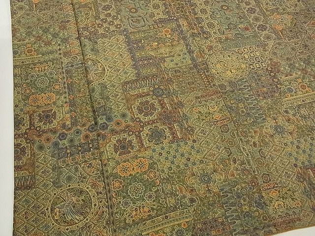 平和屋着物■上質な小紋 花鳥文 逸品 DAAE8600cm