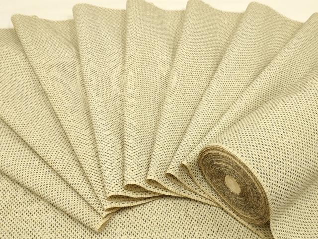 平和屋着物▼小紋　反物　着尺　十字絣　未使用　AAAX3695ay