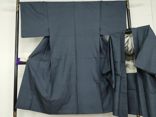 平和屋着物■男性 本場大島紬 アンサンブル 100亀甲 総詰め 正絹 逸品 AAAQ9070cs