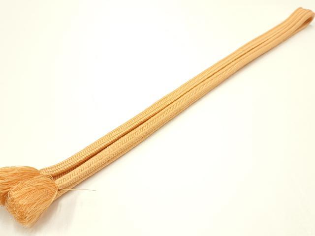 平和屋着物●極上　有職組紐道明　帯締め　冠組　赤朽葉色　宮内庁御用　国立博物館御用　東京芸術大学御用　逸品　AABA9941ay