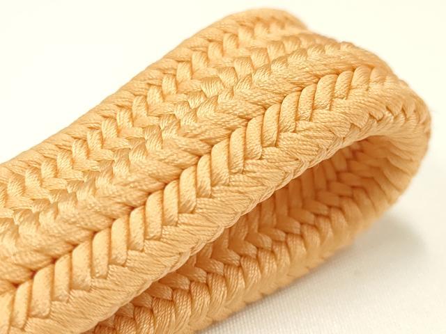 平和屋着物●極上　有職組紐道明　帯締め　冠組　赤朽葉色　宮内庁御用　国立博物館御用　東京芸術大学御用　逸品　AABA9941ay