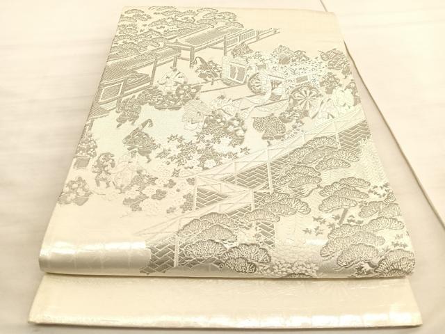 平和屋着物◎太鼓柄袋帯　唐織　王