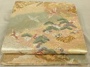 平和屋着物◎六通柄袋帯 唐織 花鳥文 金銀糸 正絹 逸品 AAAR6137ou(4)