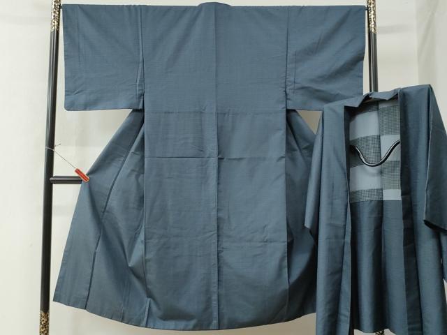 平和屋着物●男性　本場大島紬　アンサンブル　100亀甲　総詰め　正絹　逸品　CAAW7729yc