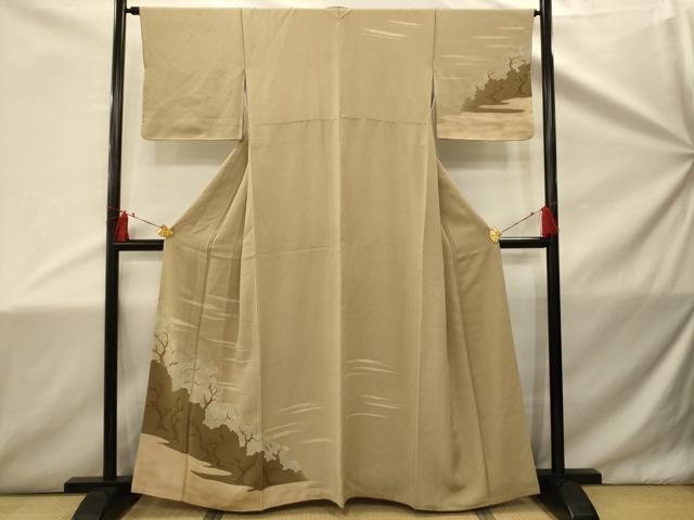 平和屋着物■訪問着　刺繍　樹林文