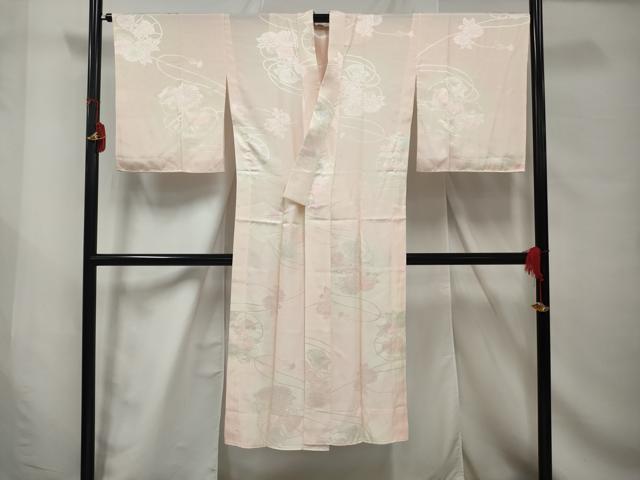 平和屋着物■長襦袢　無双仕立て　花鼓　暈し染め　正絹　逸品　AABC2084gw