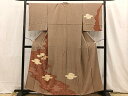 平和屋着物■訪問着 刺繍 籬に枝梅文 銀彩 正絹 逸品 BAAN8224hz