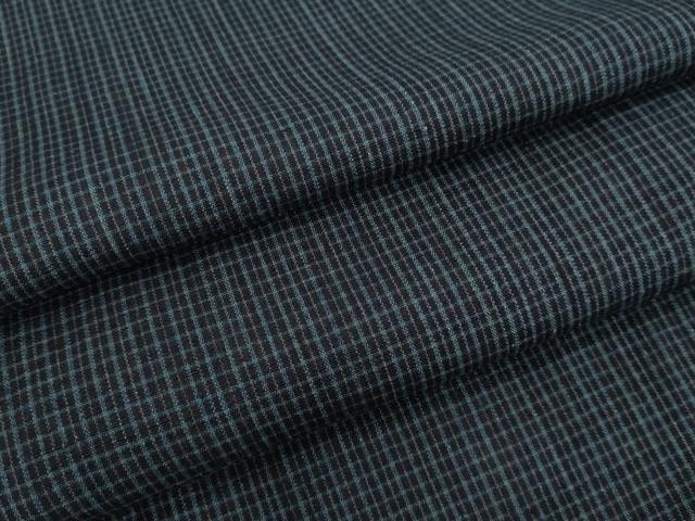 平和屋着物●男性 紬 格子 正絹 逸品 DAAV8574tw