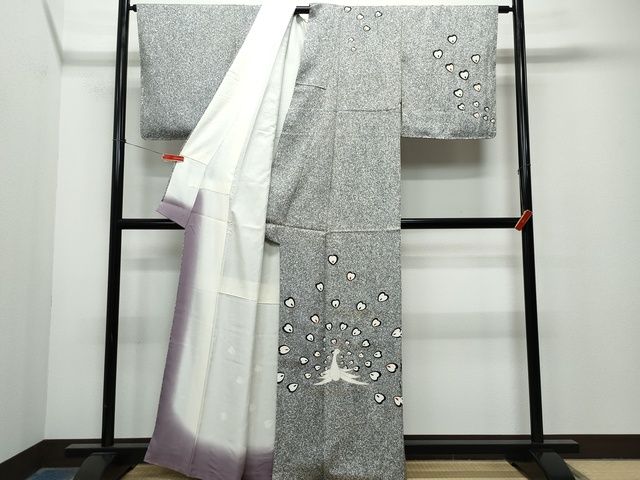 平和屋着物●訪問着　孔雀文　金彩　逸品　CAAI1624vf