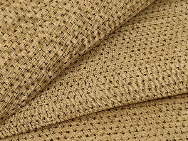 平和屋着物＊夏物　男性　上布　蚊絣　麻　逸品　AABE9029jd