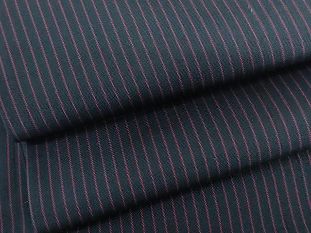 Full-Length Under-Kimono - 平和屋着物●お召　縞　高島屋扱い　正絹　逸品　AABH7254cs