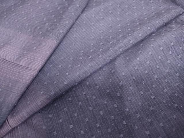 Kimono - 平和屋着物●上質な紬　間道　正絹　逸品　DABB0840ud