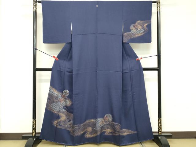 平和屋着物■訪問着　舞花文　金彩　正絹　逸品　DABE2581cd