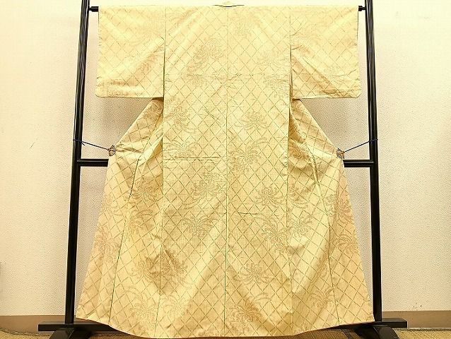 平和屋着物■上質な紬 乱菊 逸品 BAAK3296xi