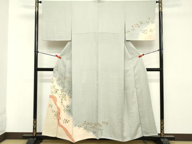 平和屋着物■訪問着　萩　暈し染め　金彩　正絹　逸品　DABA5292cd