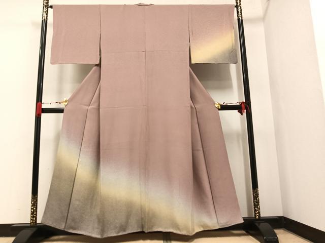 平和屋着物■訪問着 霞文 暈し染め 正絹 逸品 AAAW7559ph